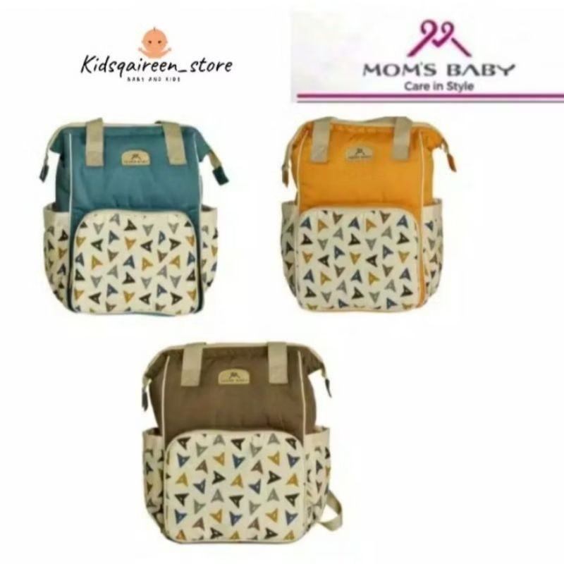Moms Baby Tas Ransel Baby Diapers Bag