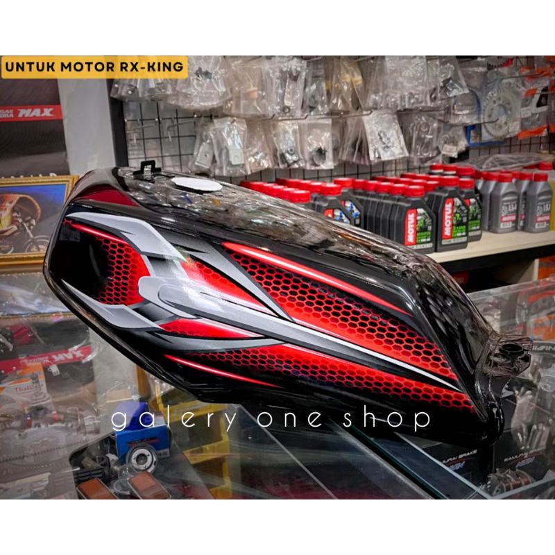 Tangki tengki rx king new 2007 hitam merah