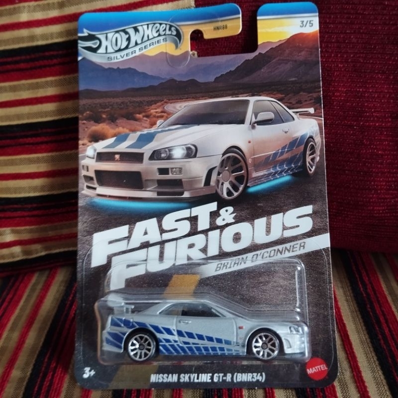 Hot Wheels Nissan Skyline GT-R (BNR34) Brian O'Conner
