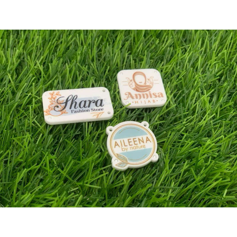 

Label Akrilik Warna Label Hijab Label Custom