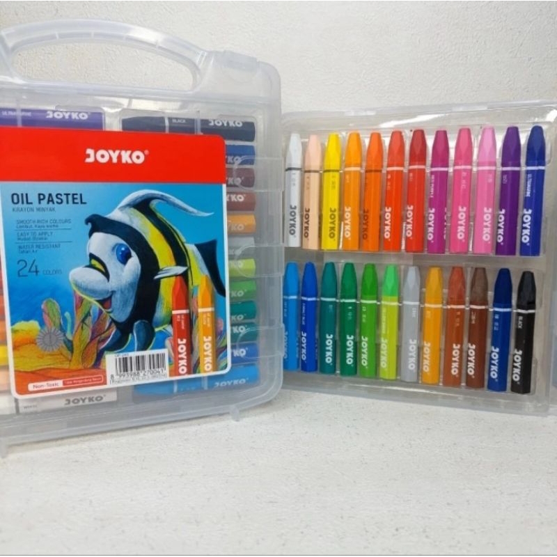 

Crayon Joyko 24 warna / oil pastel Joyko op-24 s