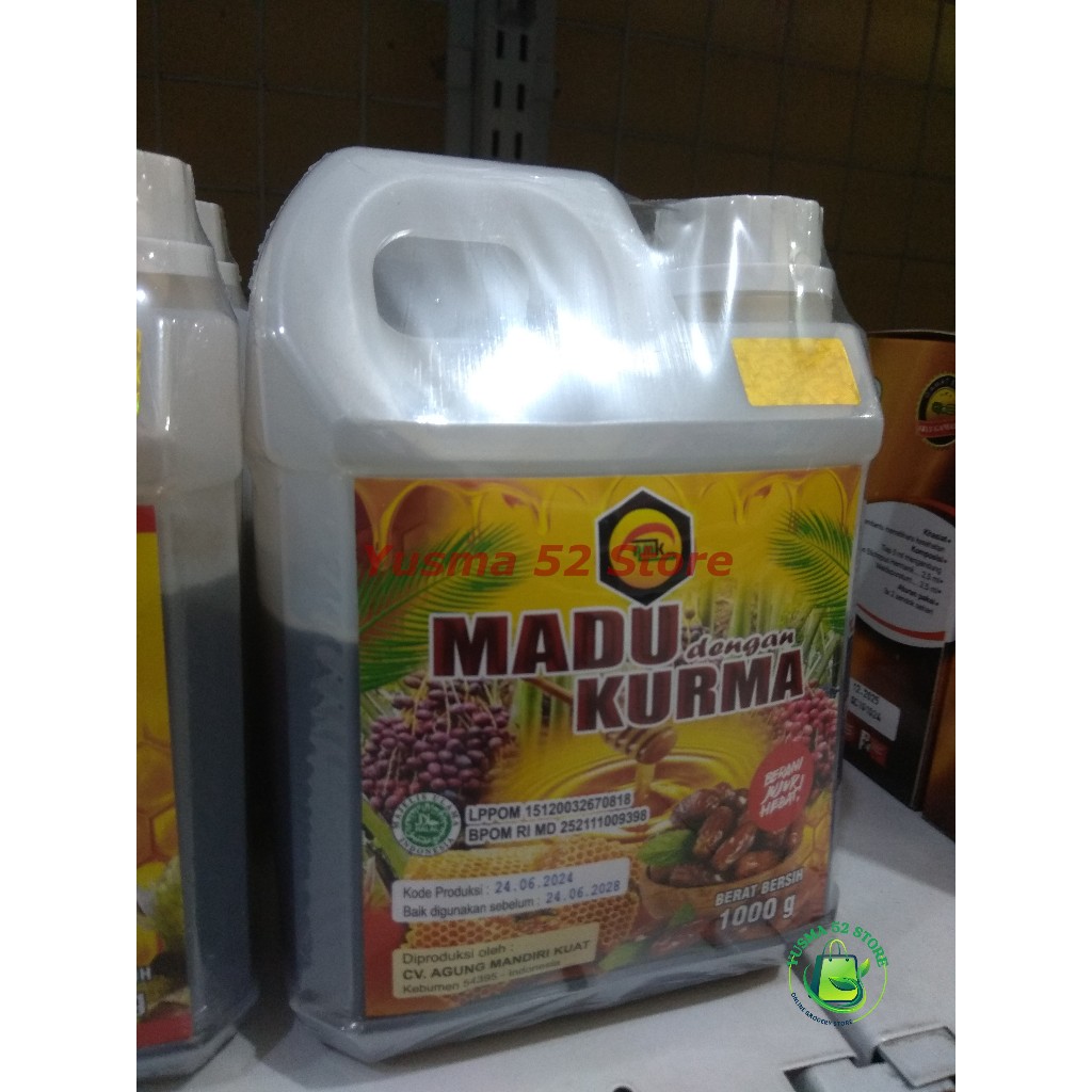 

MADU KURMA AMK Plus Propolis & Royal Jelly Original Isi 1Kg