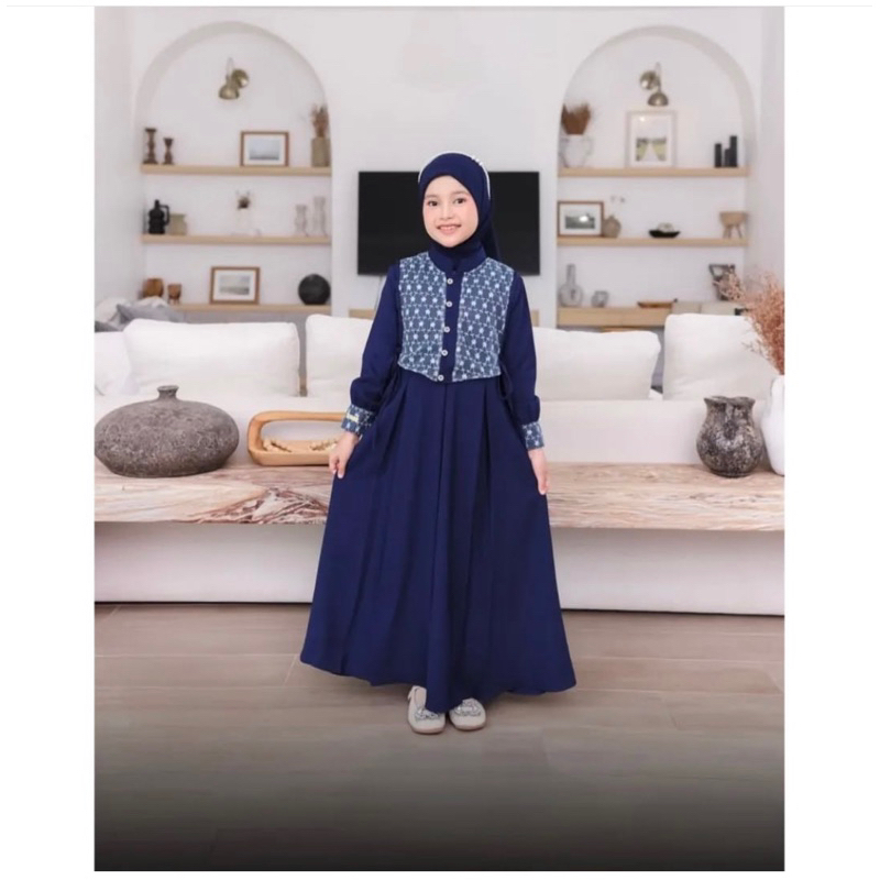 Shabira Kids Gamis Lebaran Anak Model Terbaru Baju Kondangan Wanita Cantik Elegant Baju Couple Pesta
