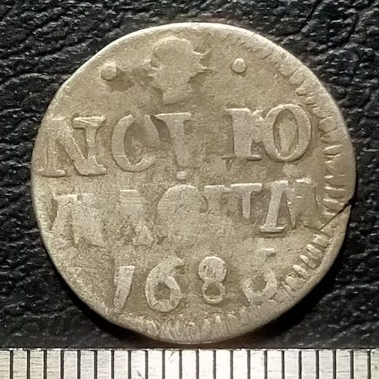 #37.ST. KOIN KUNO || KOIN PERAK|| SILVER COIN || NOVIO MAGUM 2 STUIVER TAHUN 1686