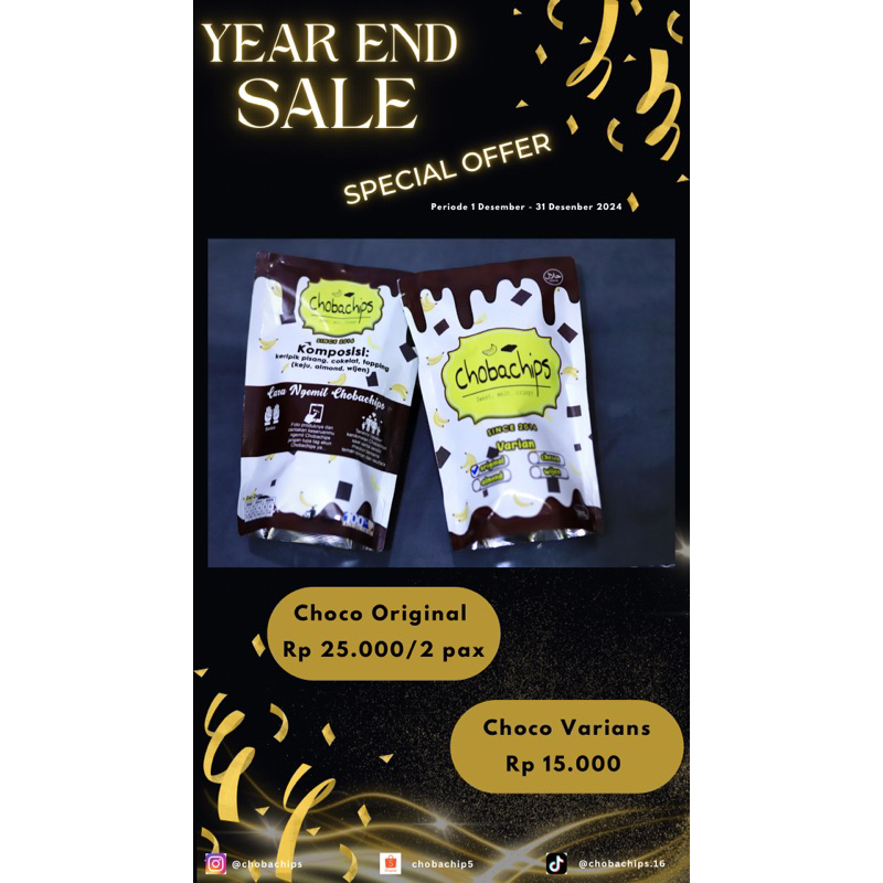 

Year end Sale !Paket Bundling 2 Pcs Choco Original