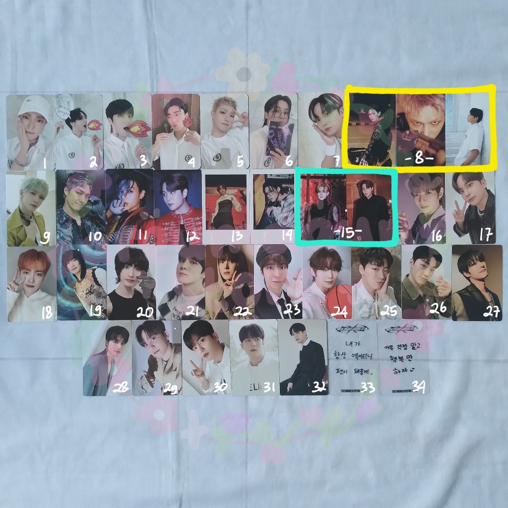 Photocard album merch ATEEZ Movement Outlaw Will Golden Hour