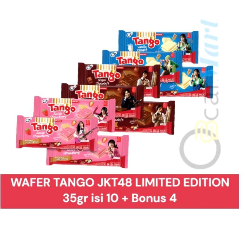 

Tango X JKT 48/Wafer Tango 35gr/Wafer tango 35gr 10+1 /Wafer tango Poto Card JKT