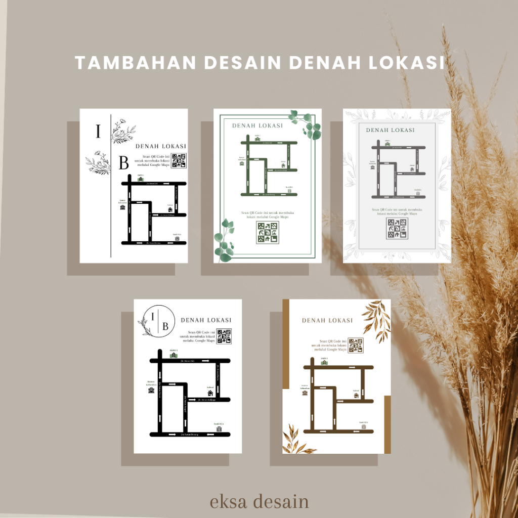 DESAIN DENAH LOKASI PERNIKAHAN