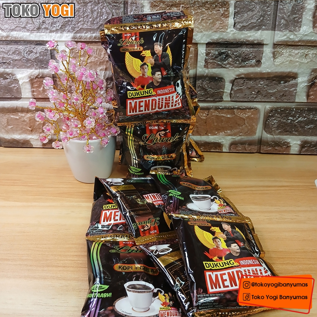 

LUWAK KOPI HITAM GULA 23g || RENTENG (15pcs)