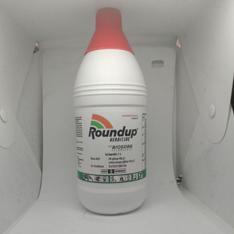 Obat Rumput Sistemik Seakarnya Roundup 486 SL 1 Liter