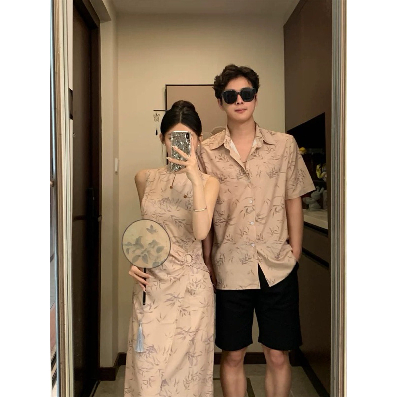 (FAST PO ✈️) PREMIUM chongsam qipao cheongsam wanita pria COUPLE MODERN 2025