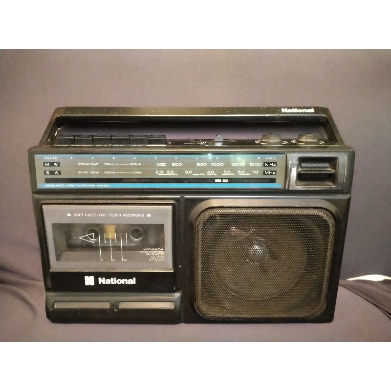 Radio Tape National jadul nyala
