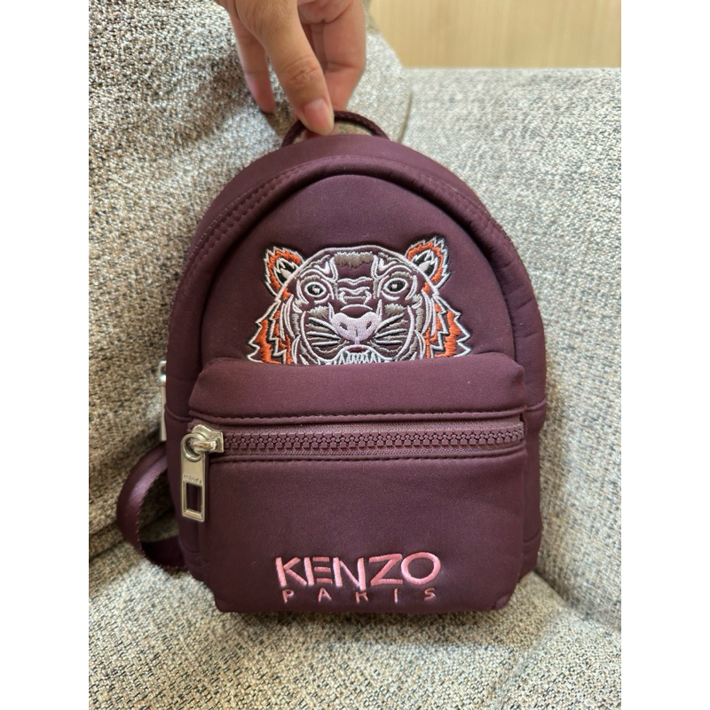 Preloved Tas Kenzo mini ransel bag in Purple