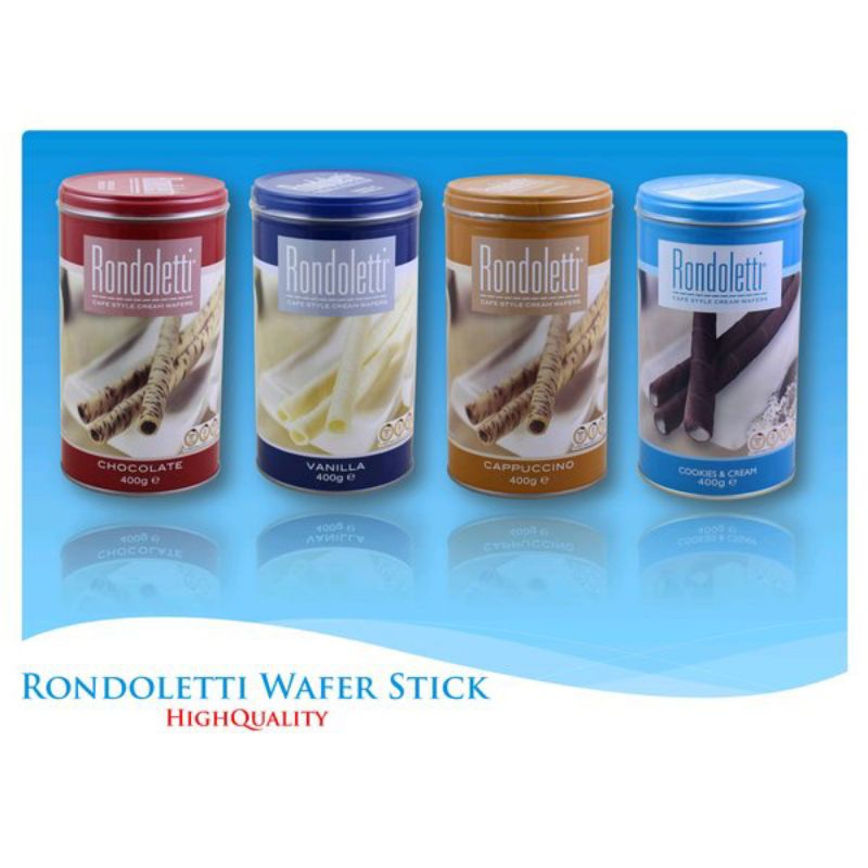 

Rondoletti wafer roll kaleng 400gr