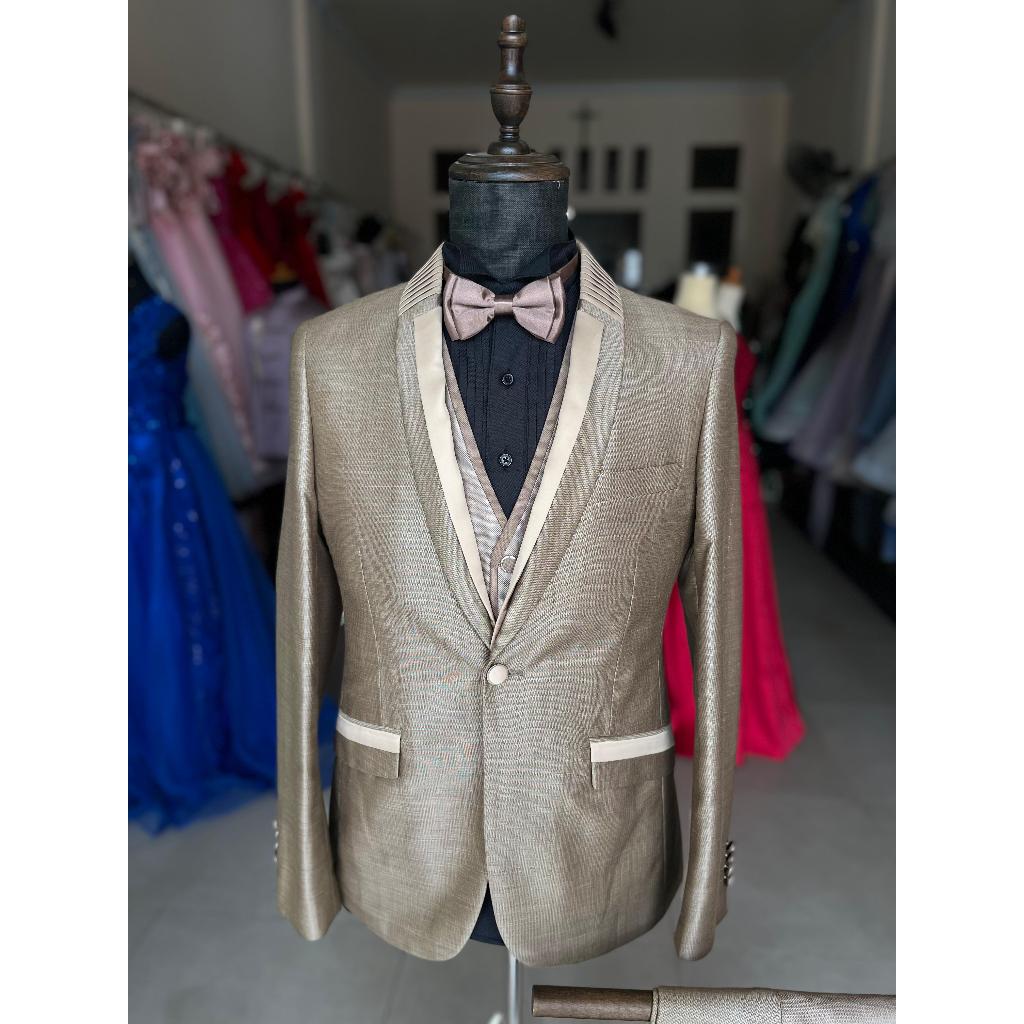 [FOR RENT] HLENN ATELIER - SETELAN JAS FORMAL/ RESMI 4 IN 1 - jas nikah jas wedding jas pesta jas ma