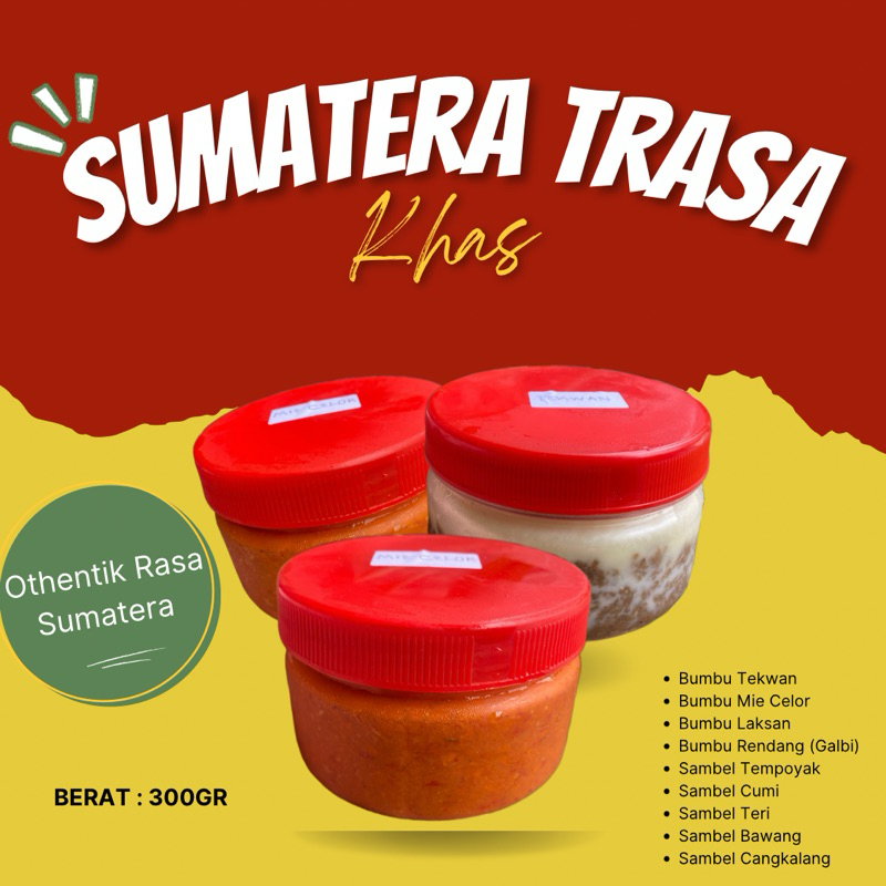 

SAMBEL DAN BUMBU INSTAN KHAS SUMATERA RASA 300gr