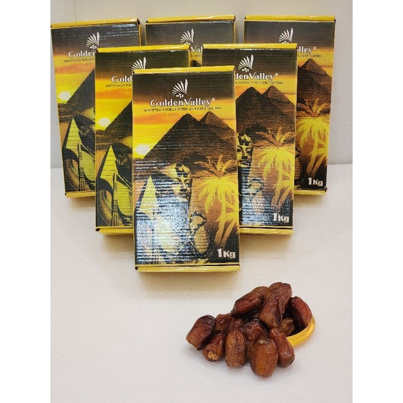

Kurma mesir golden valley 1kg kemasan dus golden vally