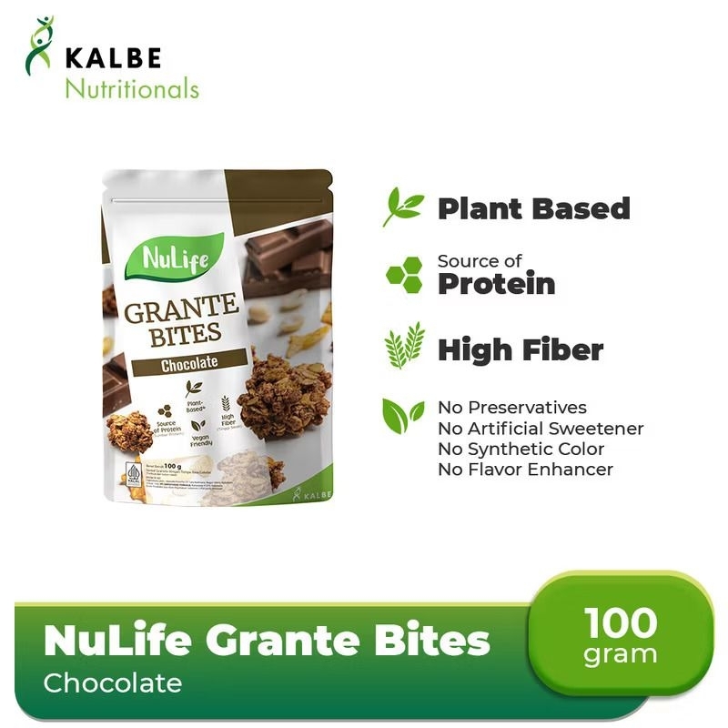 

NuLife Grante Bites Granola Chocolate and Chocolate Choconut 100gr