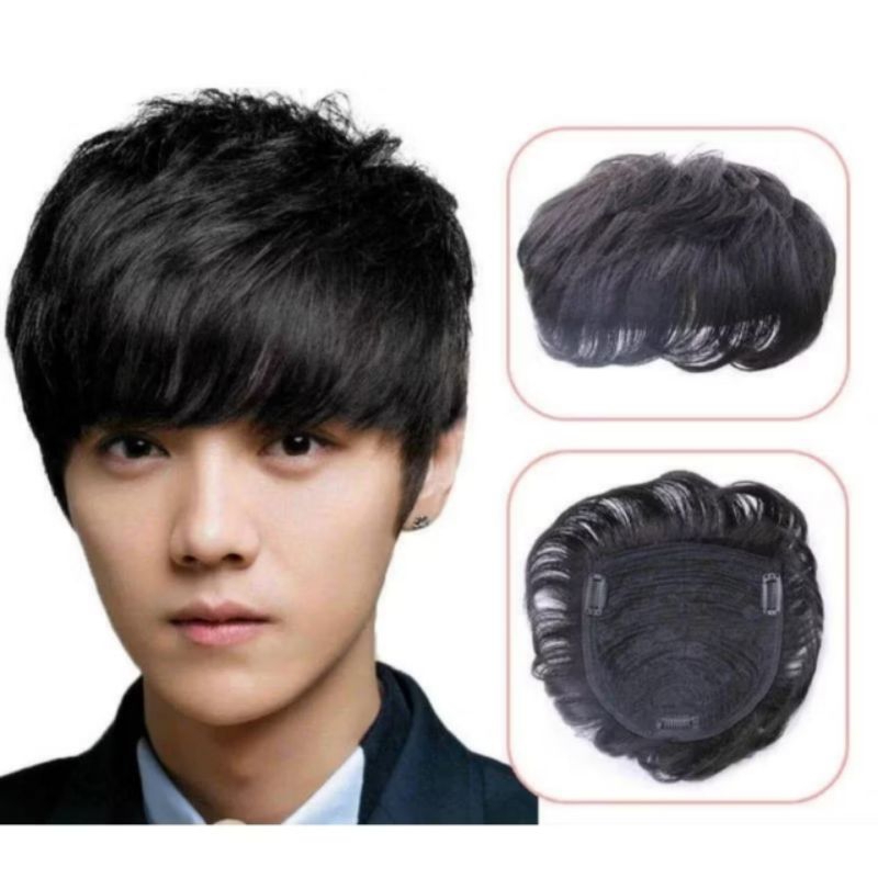 TOUPEE BOTAK PRIA/TOUPEE PENUTUP BOTAK MODERN