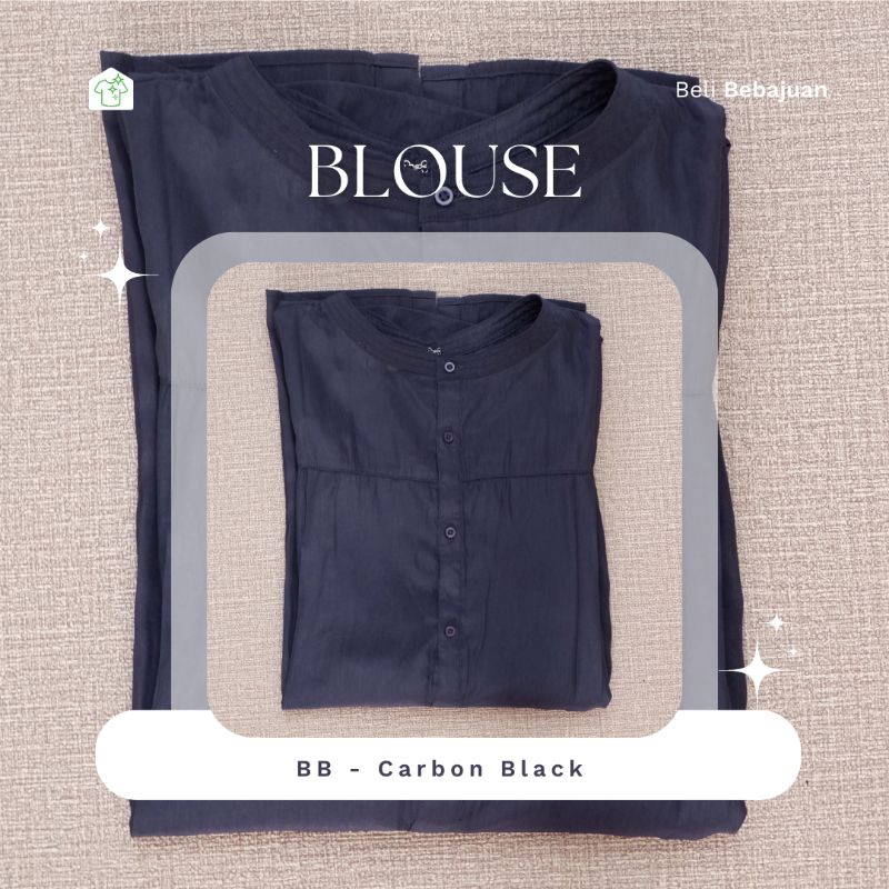 Blouse Hitam Polos