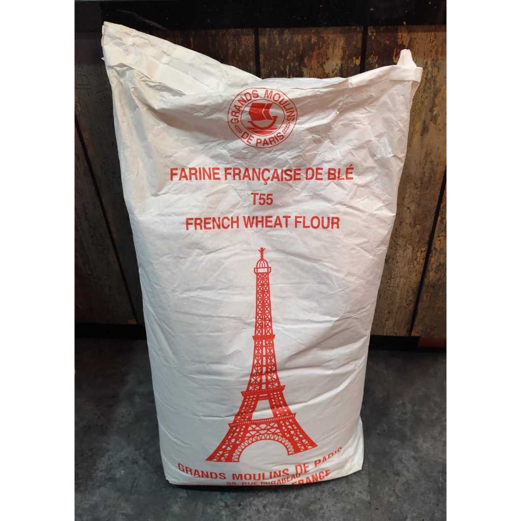 

French Wheat Flour T55 Grands Moulins De Paris All Purpose flour protein sedang