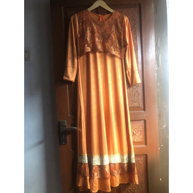 Gamis Semi Brukat