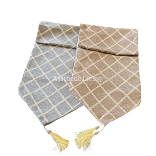 Taplak Meja Tamu Panjang Taplak Meja Tengah Table Runner Aesthethic Mewah Import