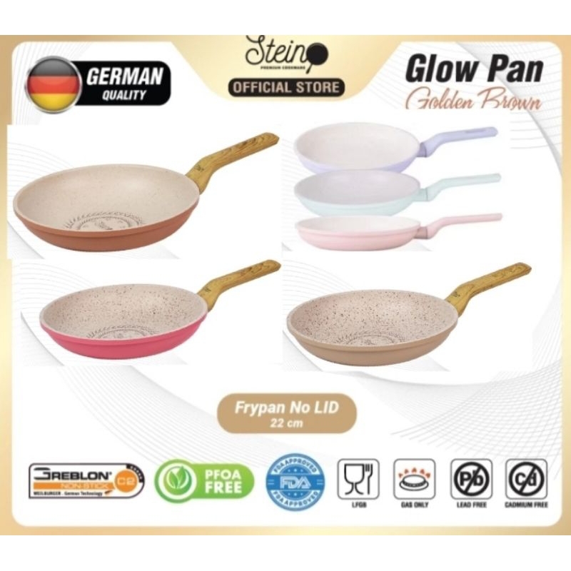 Stein Cookware Glow Pan - Frypan 22 cm Anti Lengket