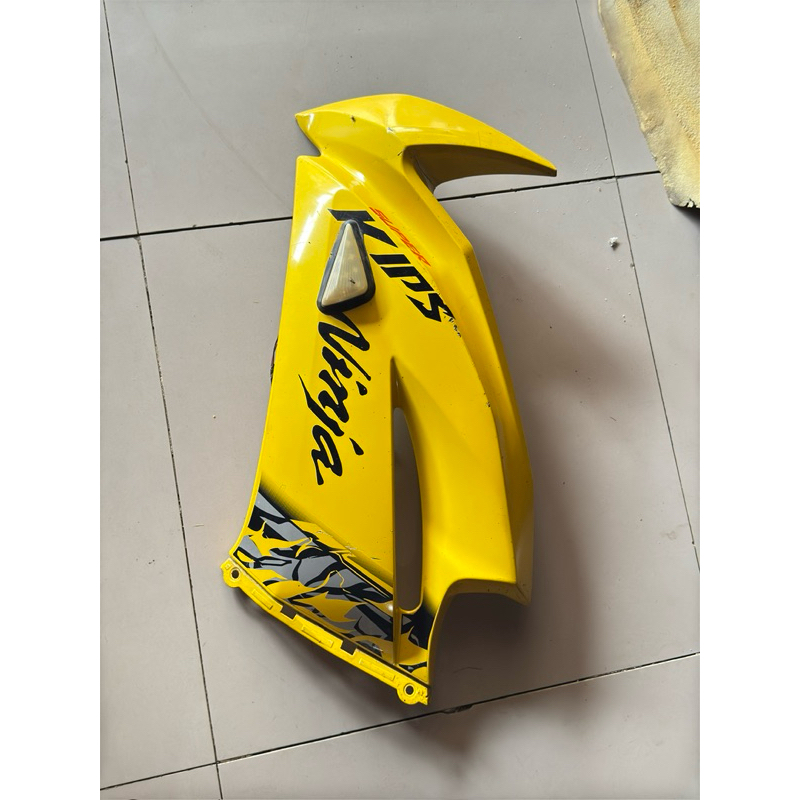 fairing kiri ninja rr 2013 kuning ori