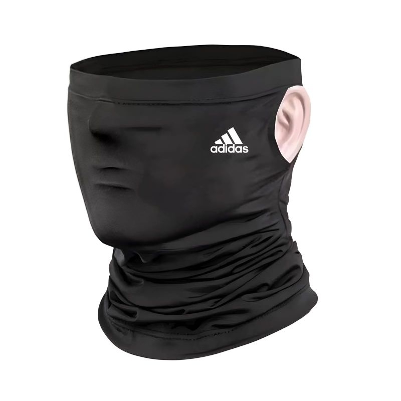Buff masker hitam/Buff masker hangat dan safety debu buat motoran/Buff masker buka telinga