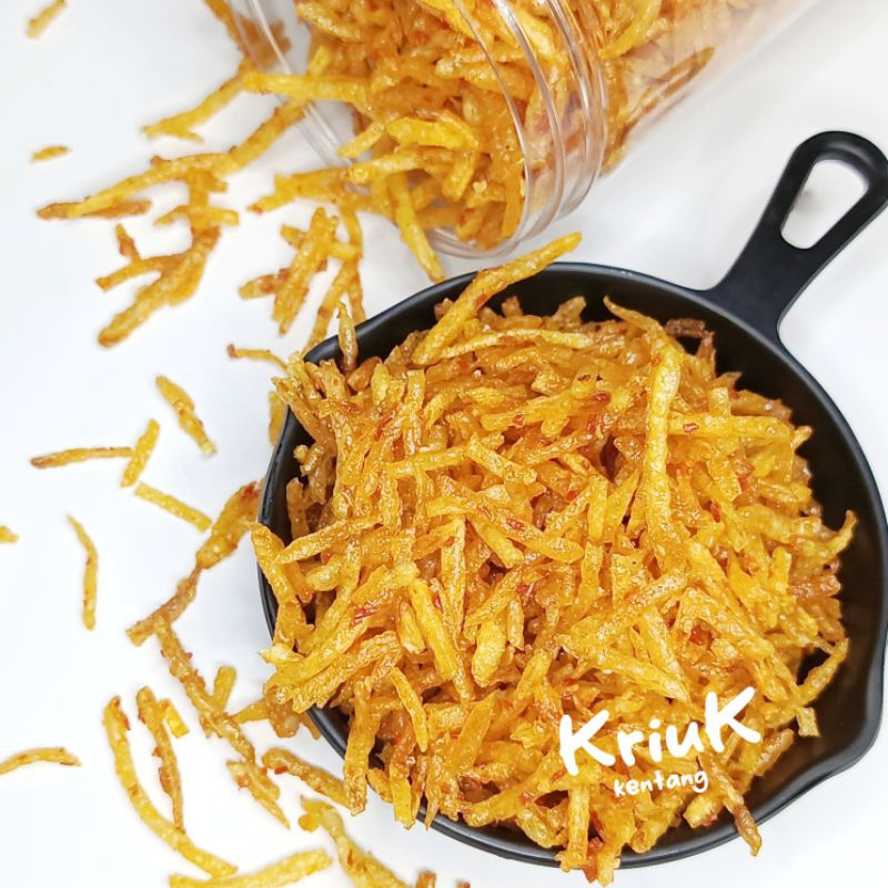 

KriuK kentang mustofa oven, manis pedas gurih renyah