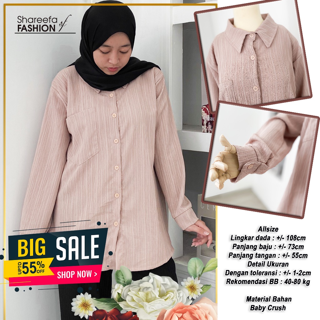 Myra Shirt - Kemeja Wanita | Kemeja Wanita Kekinian korean Style | Outfit Wanita Kekinian