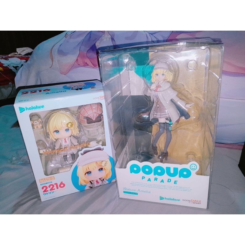 (READY) Hololive English Myth Watson Amelia Nendoroid & POP UP PARADE Figure