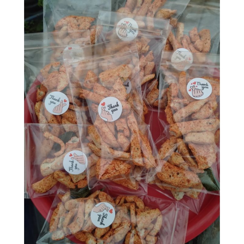 

Snack 2000 cemilan basreng rasa pedas daun jeruk gurih