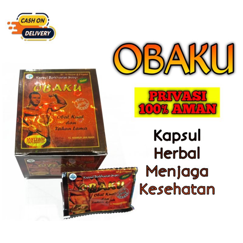 ( ECER ) Kapsul Obaku Original Kuat Tahan Lama
