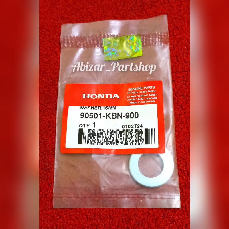 90501KBN900 washer 16mm Ring as roda belakang beat / ring roda belakang matic honda / ring penahan m