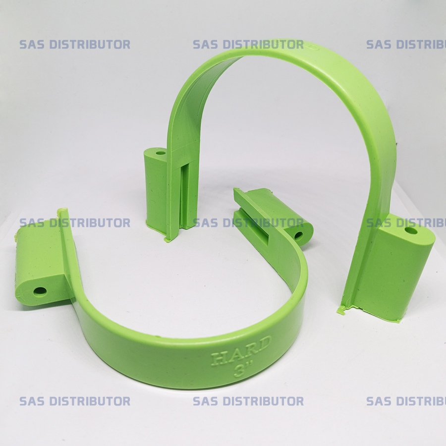 Klem Pipa 3" inch Hard / Klem Pipa PVC 3" inch PVC / Pipe Clamp 3 / Klem 3" inch / Jepitan Pipa 3 in