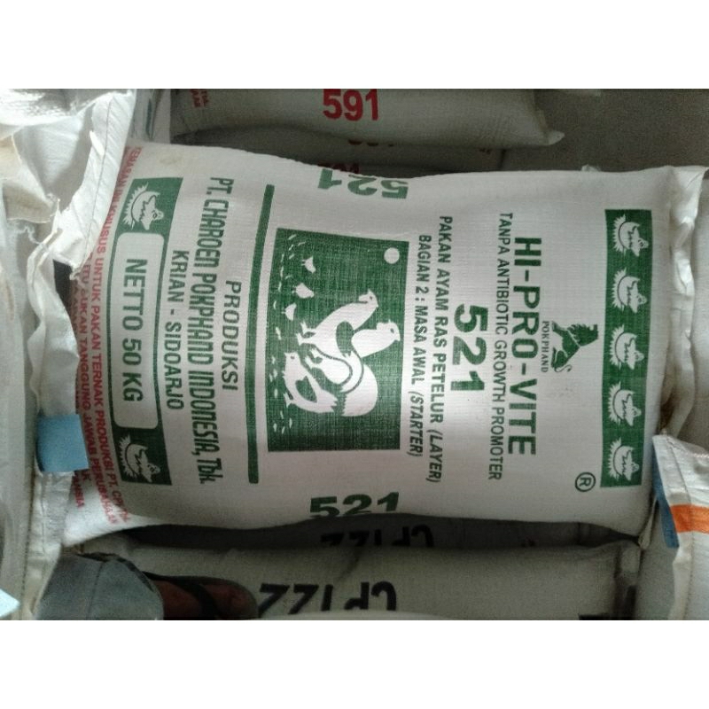 Hi pro vite 521 pakan ayam ras petelur layer 1kg