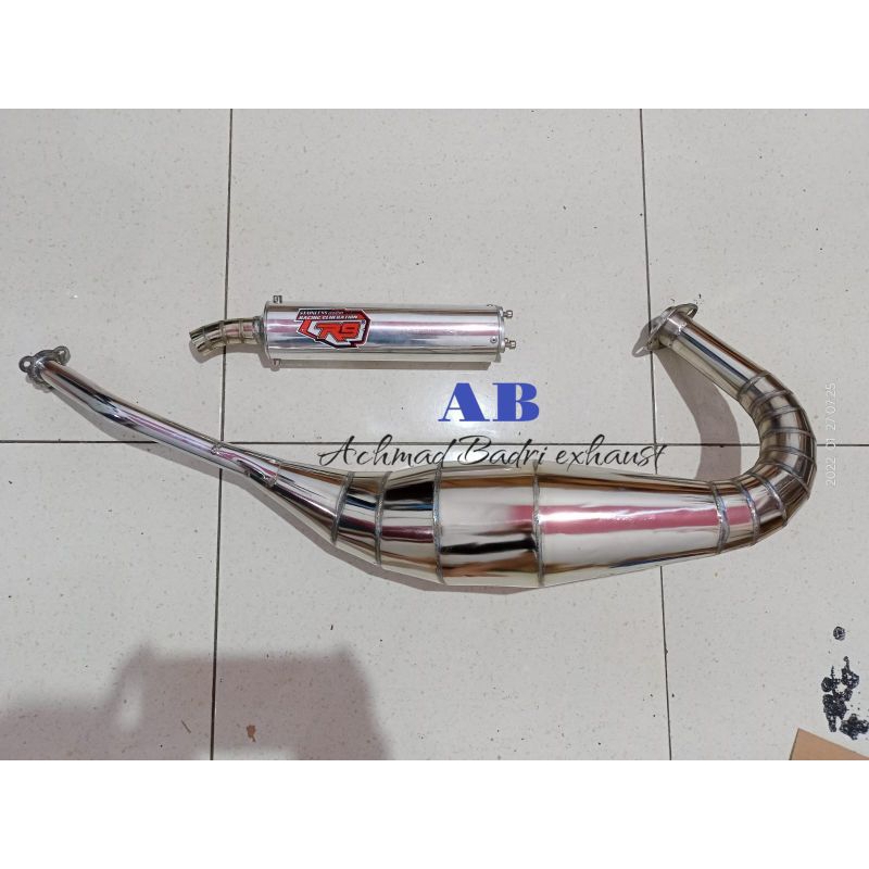 knalpot ninja 2 tak knalpot ninja RR knalpot ninja R knalpot ninja 150 cc  merk r9 bahan krum