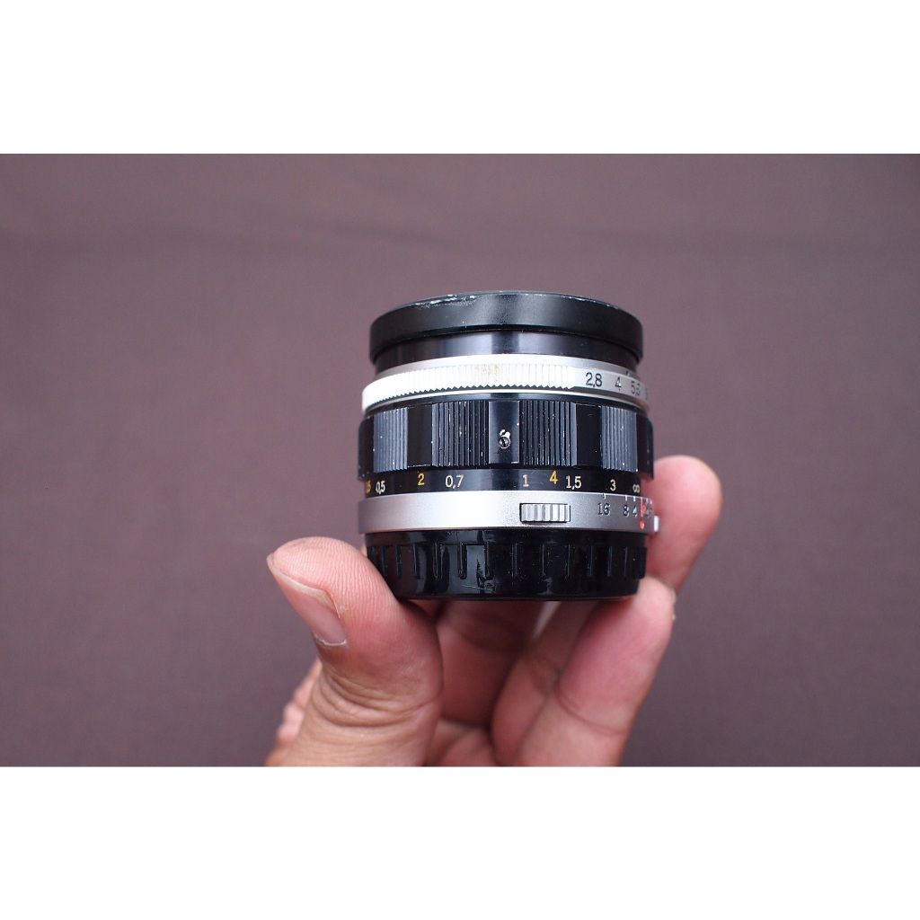 Lensa Manual Olympus zuiko 38mm f2.8 for pen F FT
