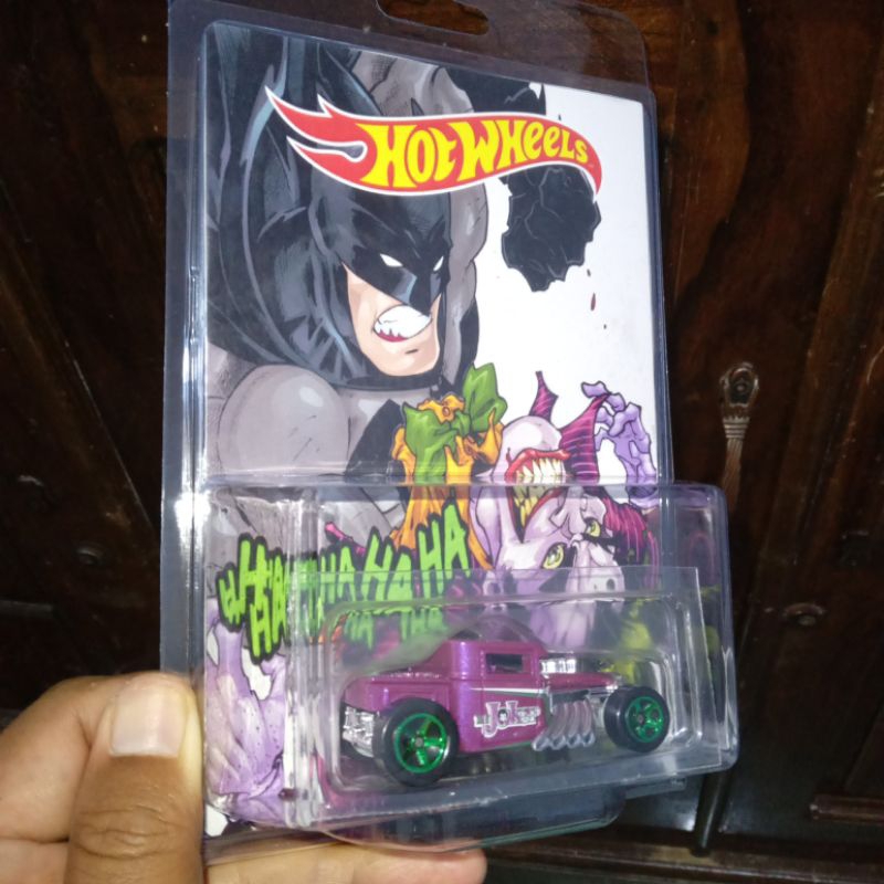 Custom Card Batman And The Joker Rare Bone Shaker Purple Hw Hot Wheels Hotwheels Bday Gift Hadiah Ka