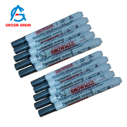 

GROSIR SNOWMAN SPIDOL HITAM PERMANENT HITAM AG-12 PEMANEN