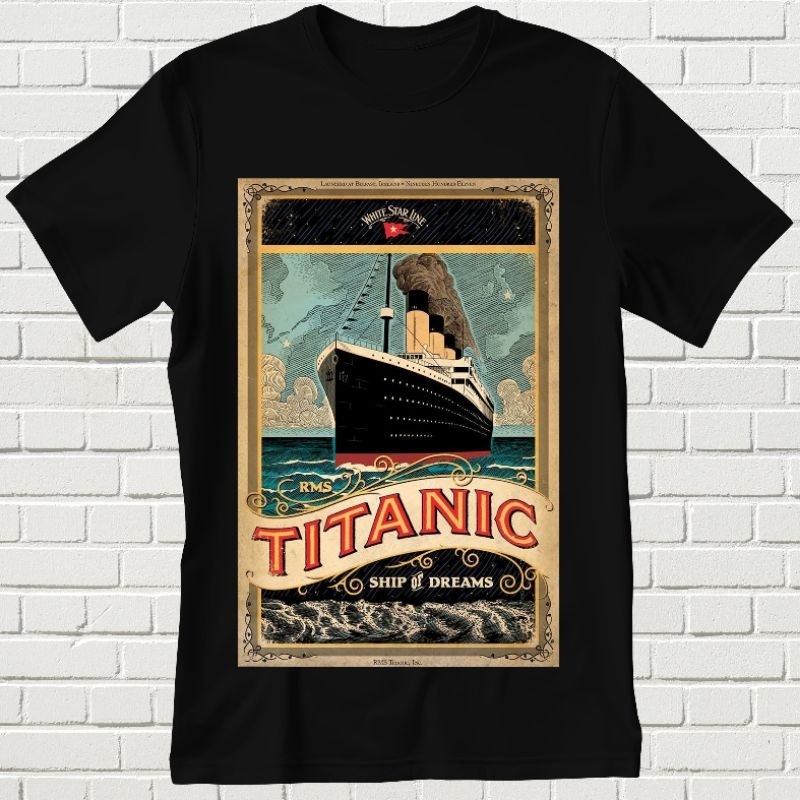 BAJU KAOS DEWASA TITANIC UNISEX TSHIRT || BAJU KAOS || KAOS || KAOS DISTRO