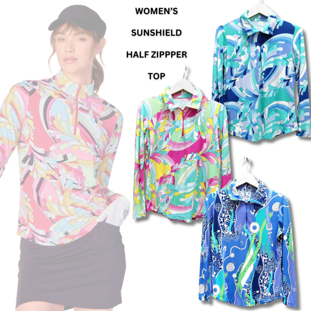 Atasan Sport Wanita Berkerah Lengan Panjang AntiUv DryFit (GTX19 SUNSHIRT COLLARD)