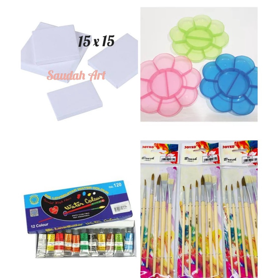 

Grosir Bermutu Paket Kanvas Lukis kanvas 15x15paletkuascat air