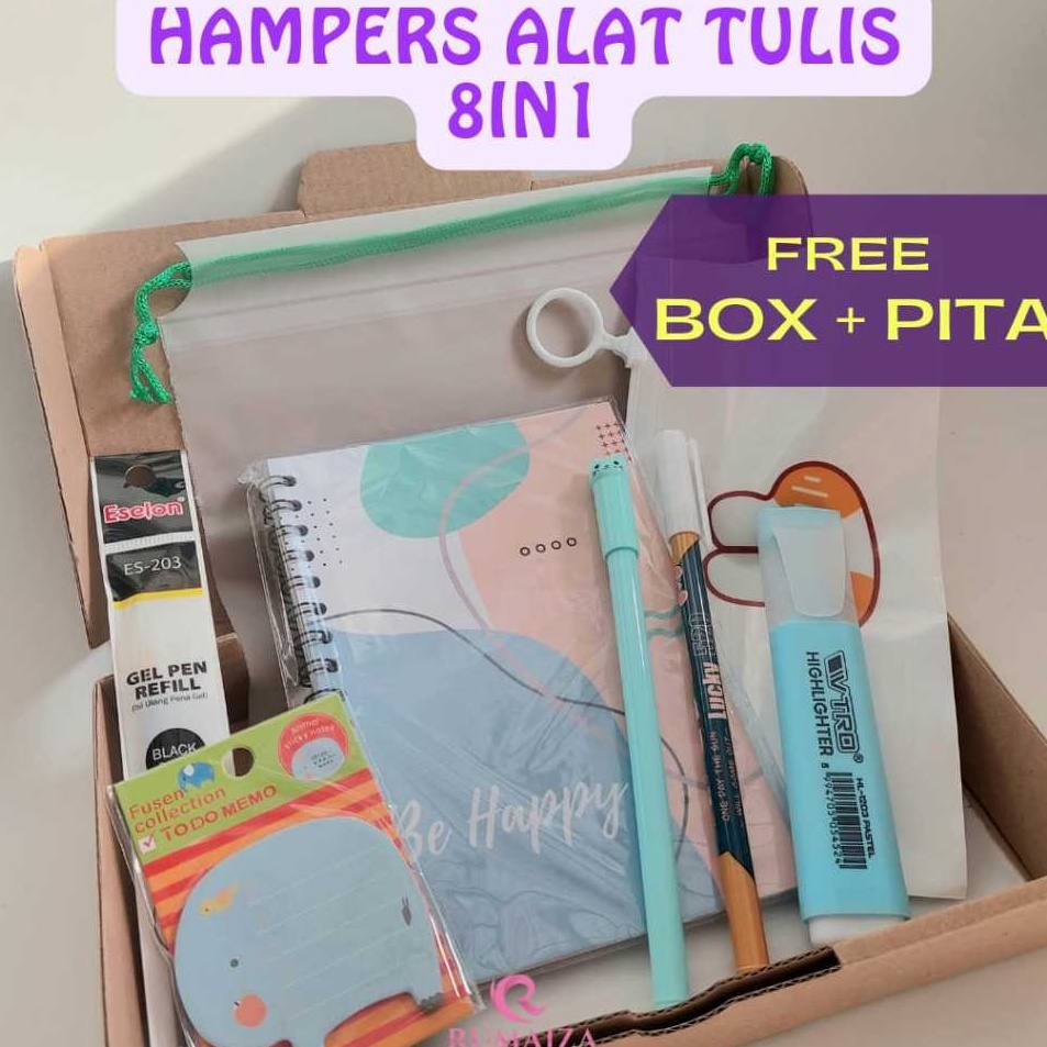 

Lebih Ekonomis 8 pcspack Paket Alat Tulis 8in1 Set Alat Tulis Kado Lucu kado teman Hampers kado wisuda