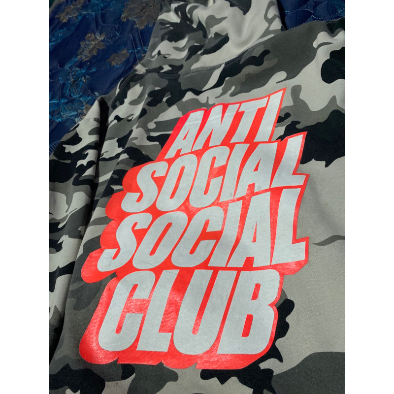 hoodie assc anti social social club camo siberia original second