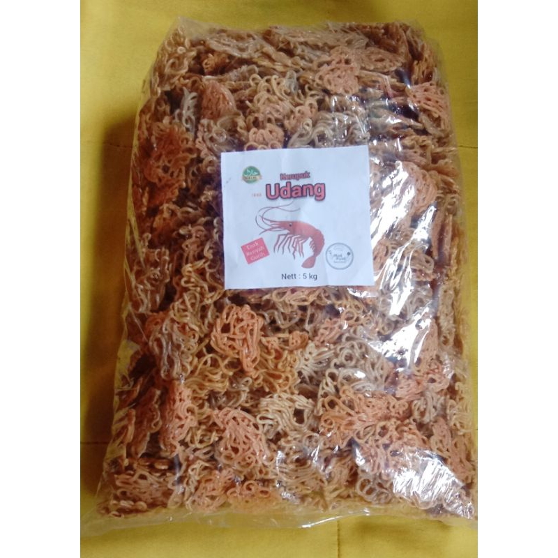 

KERUPUK RASA UDANG ASLI ENAK RENYAH GURIH KHAS BANYUWANGI KEMASAN 5KG