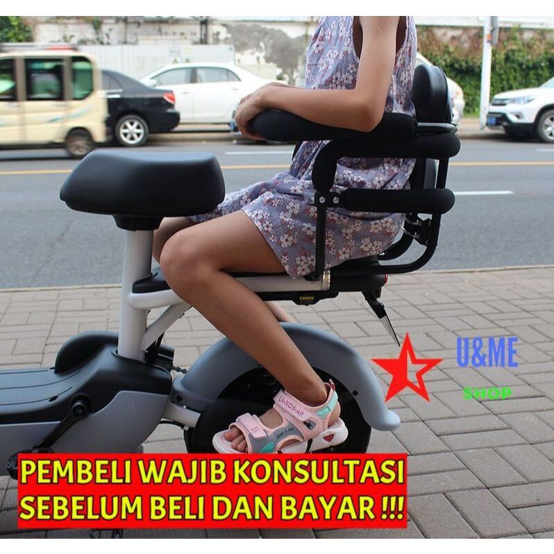Gate Pelindung Kursi Bonceng Belakang Anak Sepeda Listrik / Besi Pengaman Kursi Bonceng Belakang Sep