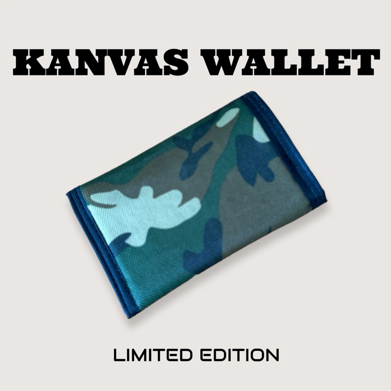 Original Dompet Pria Lipat 3 Kanvas Dompet Lipat Pria Kain Murh Meriah Dompet Cowok Lipat 3 Dompet